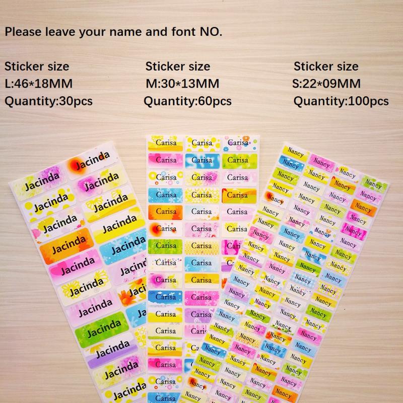 

Colorful customizable name stickers waterproof anti-tear scrapbooking accessories labels vintage scenery stickers