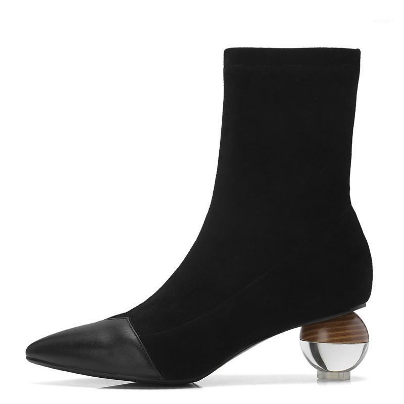 

Boots New Lace-up Winter Motorcycle 2020 Women British Style Fashion Gothic Punk Low Heel Bule Boot Shoe Plus Size1, Black