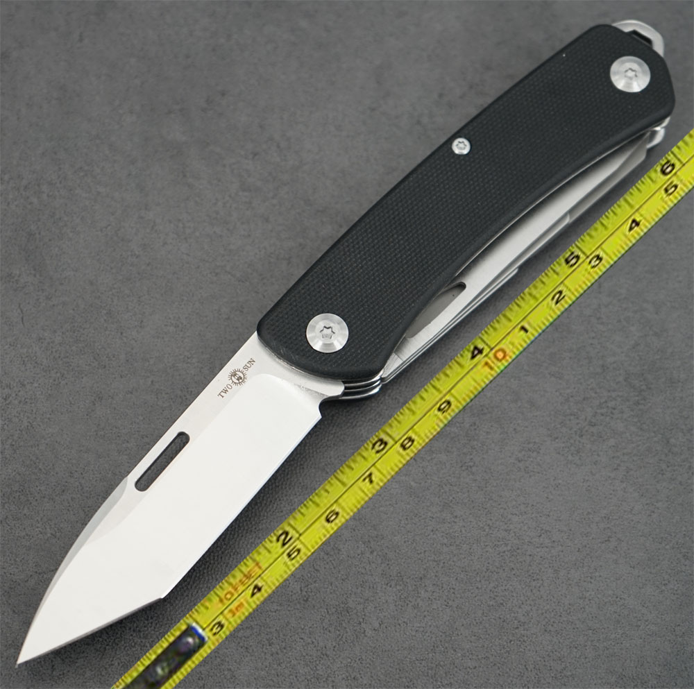 Twosun Multifunction Survive Multi Tool Purpose Pocket Knife TS206-Tanto--Black-image-631279943