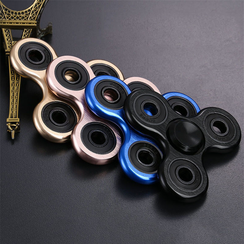 

Spinning Top toys Aluminum Alloy Fidget SpinnerTop R188 Smooth Mute Bearing Metal Wire Drawing Process Stress Relief Hand Spinner for Adult Children