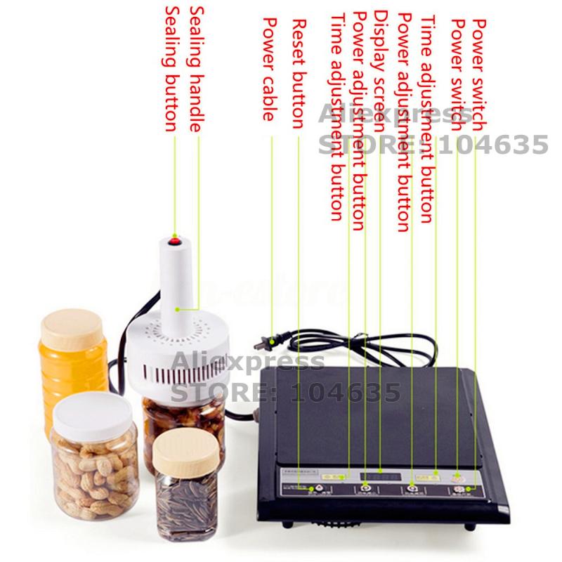 

20-100mm Handheld electromagnetic induction jar sealing machine Plastic Bottle Cap Sealer Sealing Machine Free shipping