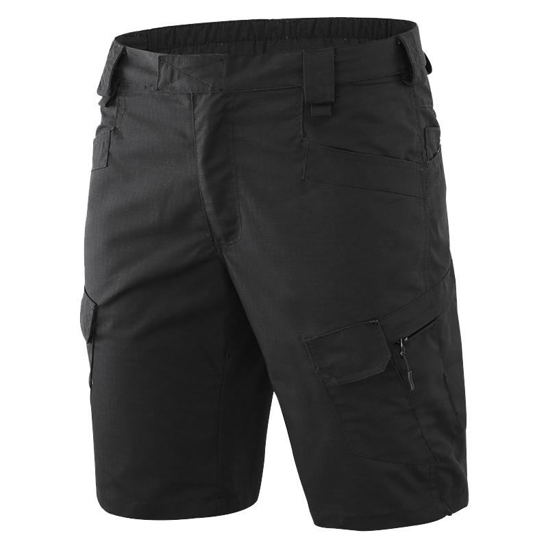 

Outdoor Shorts Men's Summer Hiking Shorts Multi-Pocket Sports Cycling Training Tooling Black