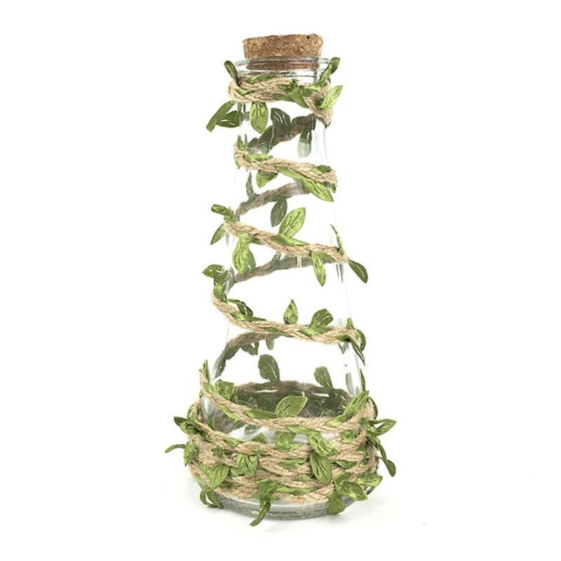 

20M Hanging Handmade Artificial Flowers for Wedding Home Decoration DIY String Rattan Flower Vines Garlands For Party Ornament, Green