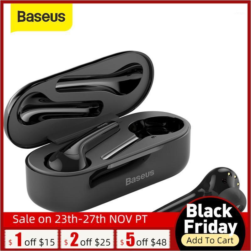 

Baseus W07 TWS Wireless Bluetooth Earphone V5.0 Wireless Sport Earphone ENC Reduce Noise Talking Waterproof Earphones1, White