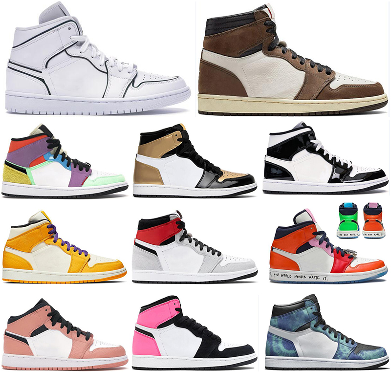 

Jumpman 1 1s Basketball Shoes for women men lakers yellow Satin Snake Mid Milan High Dark Mocha Mens Trainers outdoor Sport Sneakers 36-46, D15 mid milan 36-46