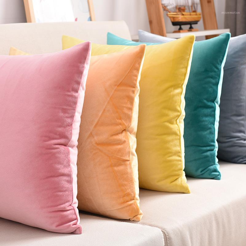 

Sofa living room sofa cushion cover velvet decorative pillow Nordic home decoration1