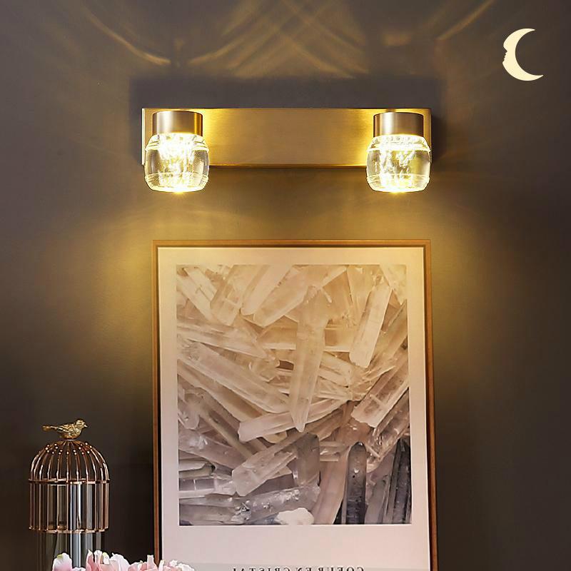 

Wall light Full Copper Led Mirror light Adjustable For Home Living room Decoration Bedside lamp Indoor Lighting 220V ZM1013