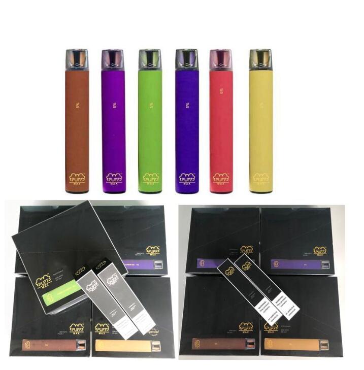 

2020 Newest Puff Max Puff XXL Pod Device 2000 Puffs 5% 1200mAh 8.5ML Factory Supply VS Puff Bars Plus Fast Shipping E Cig DHL
