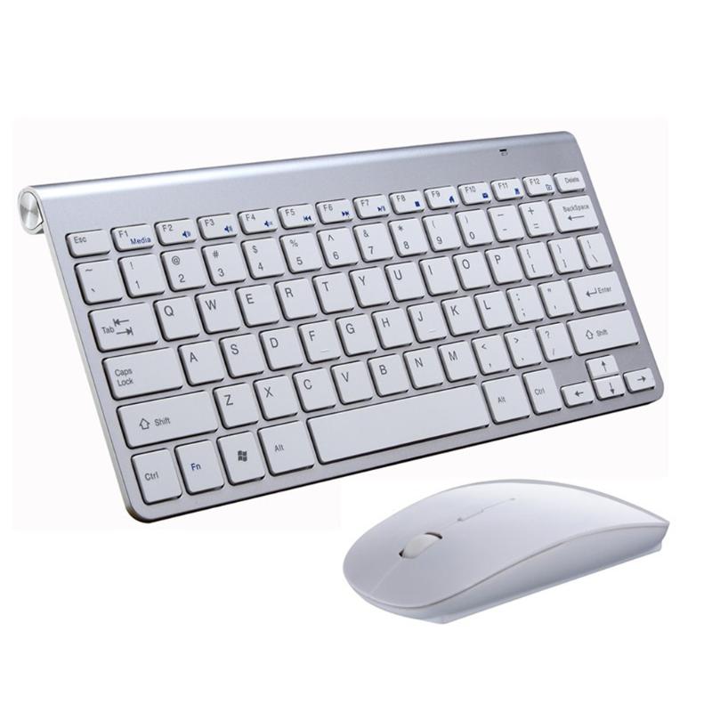 

Ultra Slim Wireless Mice And Keyboard Combo Kit 2.4GHz Wireless Mice Keyboard 78 Keys 12 Multimedia Keys Mouse Office Supplies