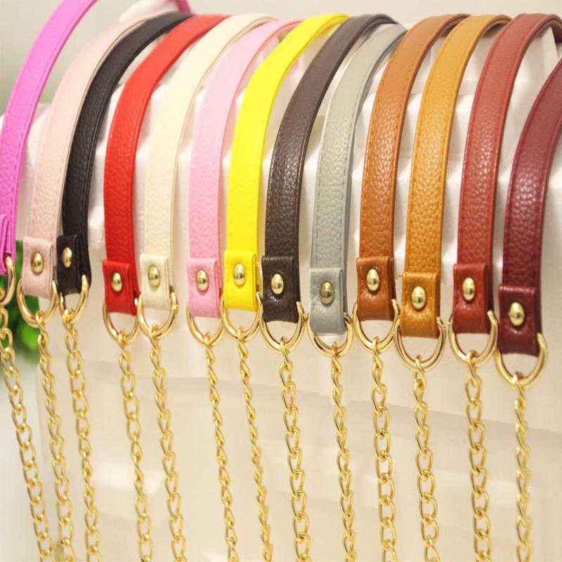 

DIY PU Chain Belt Shoulder Strap Replacement Purse Chain Shoulder Bag Straps Small Handbags Purses Handle