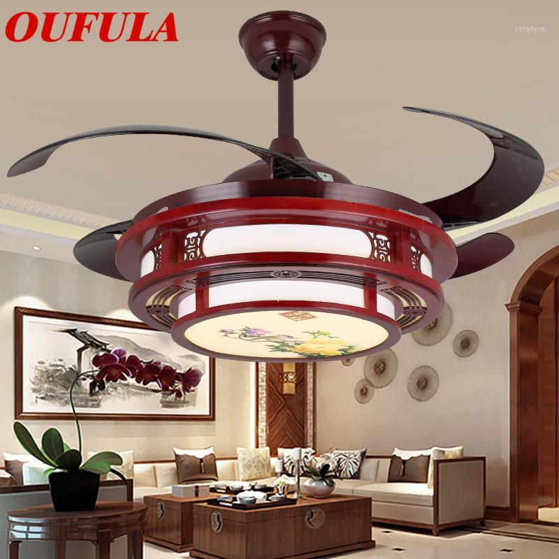 

DLMH Modern Ceiling Fan Lights With Remote Control Invisible Fan Blade Decorative For Home Living Room Dining Room1