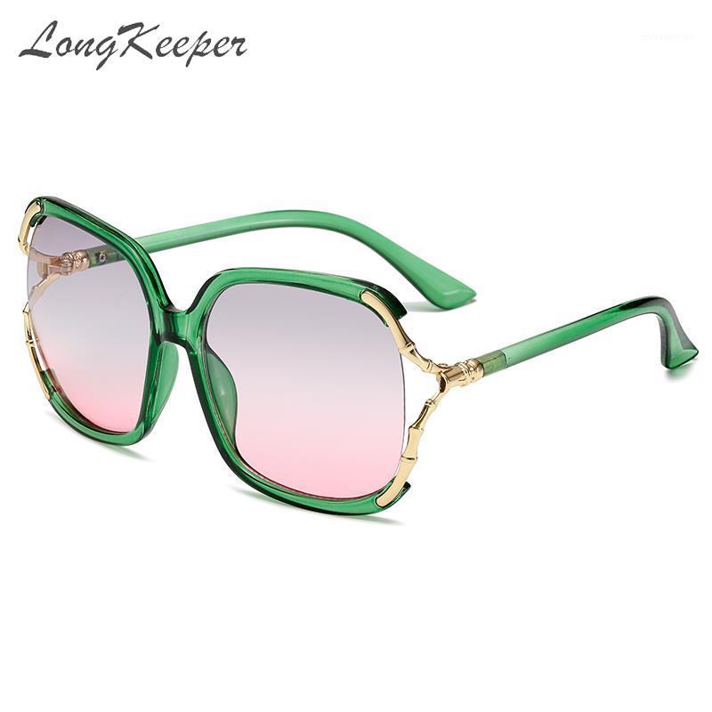

LongKeeper Designer Sunglasses Women Pink Square Oversized Sun Glasses for Driving UV400 Eyewear Gafas de sol1