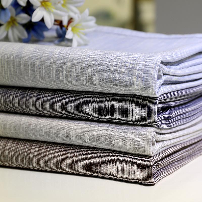 

Japan Simplicity Style Tablecloth Yarn Dyed Solid Color Cotton Linen Rectangular Table cloth Washable Dust proof Table Cover, Blue