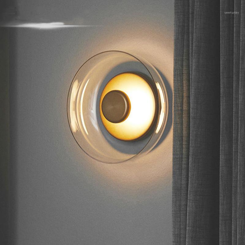 

Postmodern Italy Design Luxurious Golden 7W Bowl Shade Led Wall Lamp Bedside Bedroom Living Room Background Wall Light Sconces1