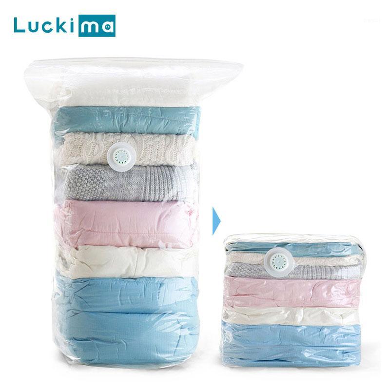 

No Pump Needed Vacuum Storage Bags for Clothes Blankets Comforters Sweaters Pillows Home Compression Seal Bags Space Saver1