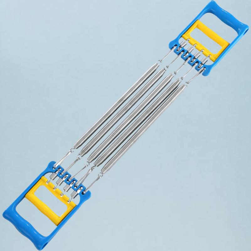

Adults Chest Expander Detachable Spring Steel Exerciser Fitness Exercise Puller Portable Muscle Training Equipments Stretchy Arm