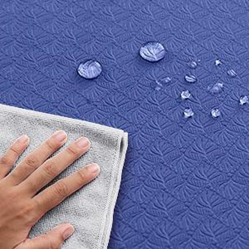 

Fitness Dance Non-slip Yoga Mat Modern Design Home Teaching Portable Blue Soft Mat