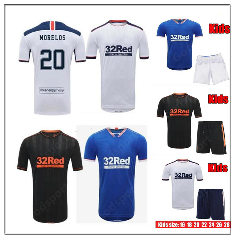 

2021 Glasgow Soccer Jerseys Football Shirts DEFOE MORELOS KENT STEWART HAGI ARIBO ARFIELD DAVIS BARISIC GOLDSON KID KITS MEN YOUTH CALCIO, Black;yellow