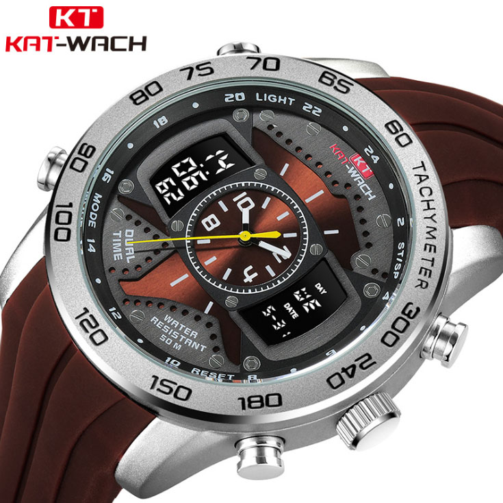 

Hot selling men's outdoor sports luminous depth waterproof watch electronic quartz watch factory direct wholesale