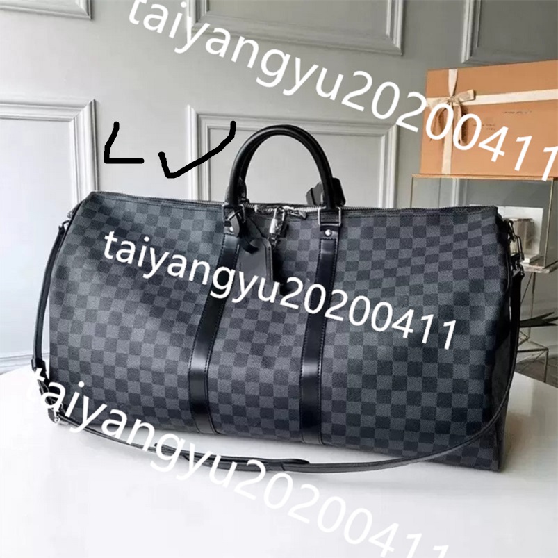 

High quality duffle bag women travel bags Totes baluggage luxury designer bag men pu leather handbags large cross body 55cm, St-1
