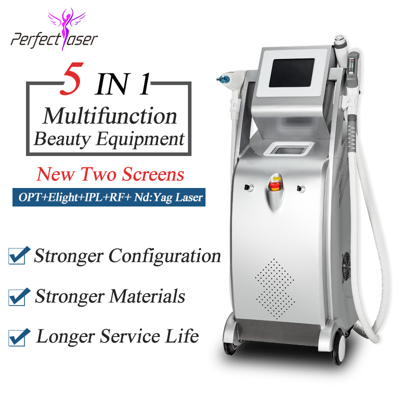 

painless elight hair removal OPT SHR machine for sale E light skin rejuvenation IPL RF Nd Yag laser