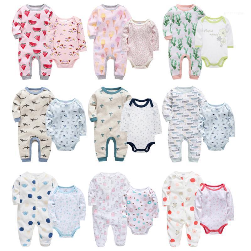 

honeyzone Cotton Newborn baby girl clothes 2pcs/set 3 6 9 12M Full Sleeve Baby boy Costume ropa de pajamas kids Jumpsuits1, Zphy7