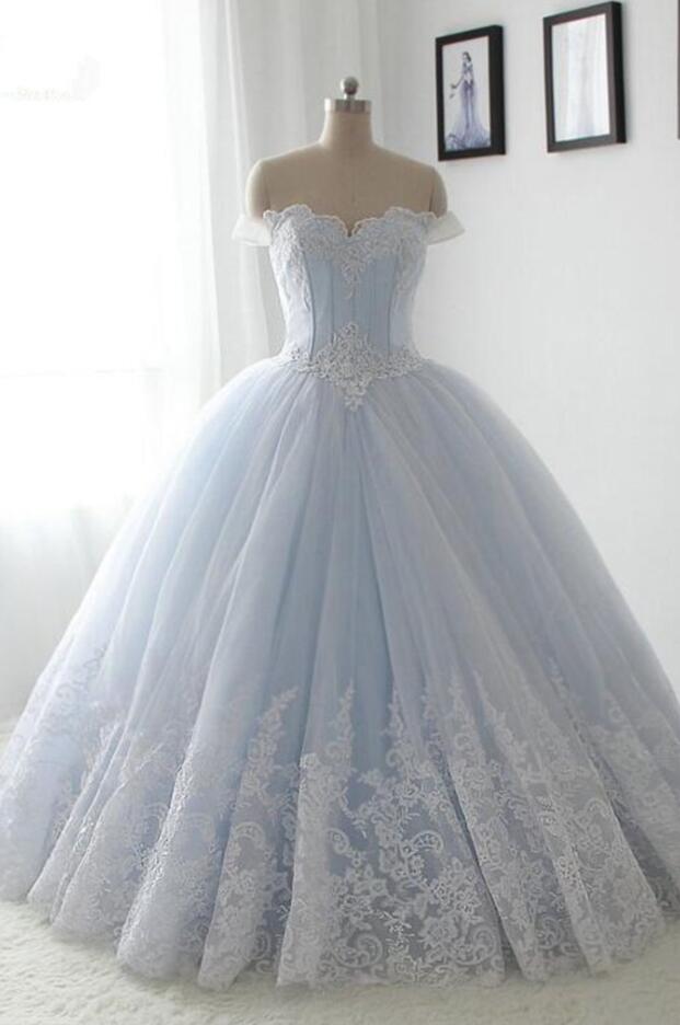 

New Long Light Blue Quinceanera Dresses Ball Gown Sequin Beaded Appliques Sweet 16 Dresses Plus Size Formal Evening Prom Party Gowns QC1553, Yellow