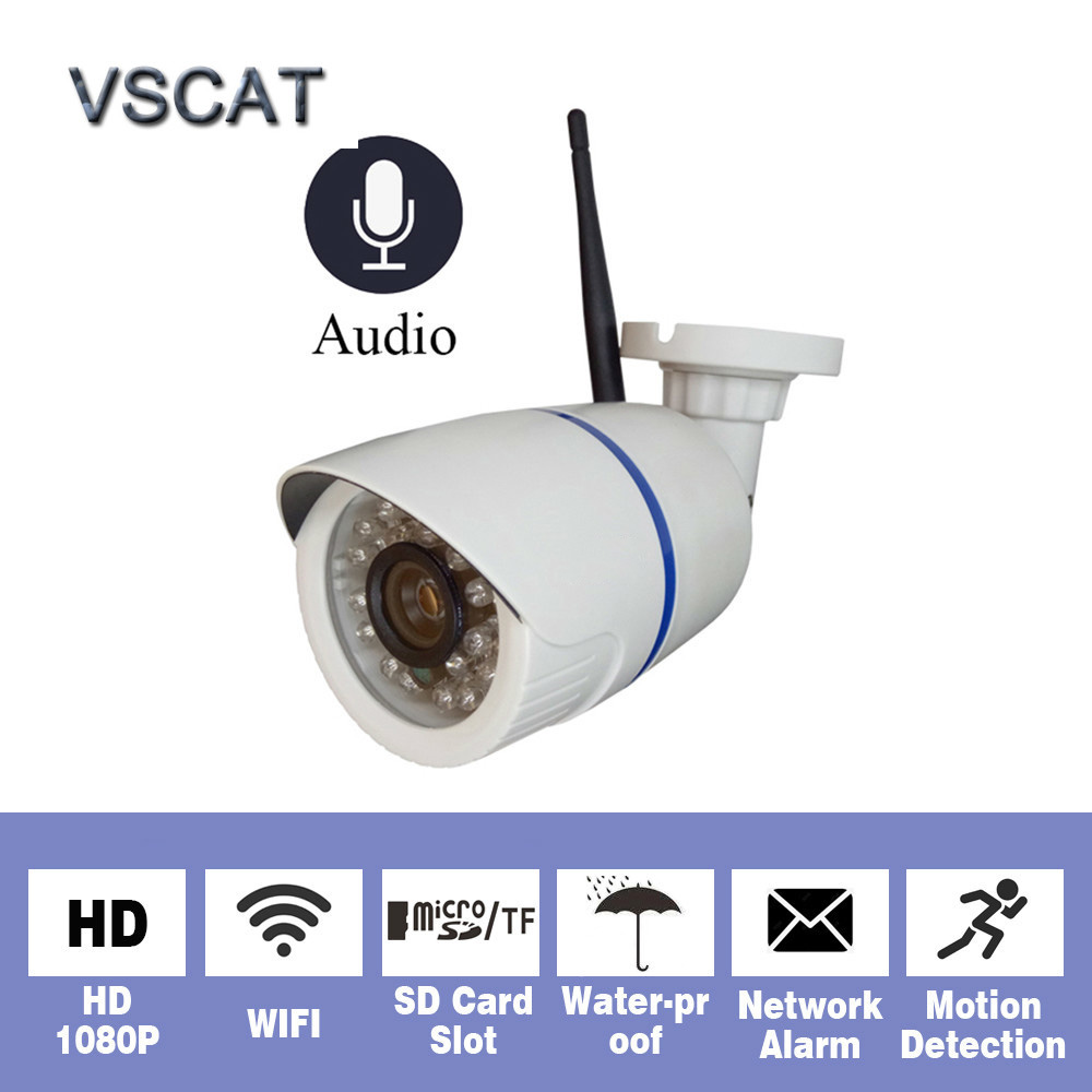 

HD 1080P 2MP Audio Wireless IP Camera WiFi 720P Outdoor Night Vision Camera Surveillance Security Waterproof Onvif IP Cameras