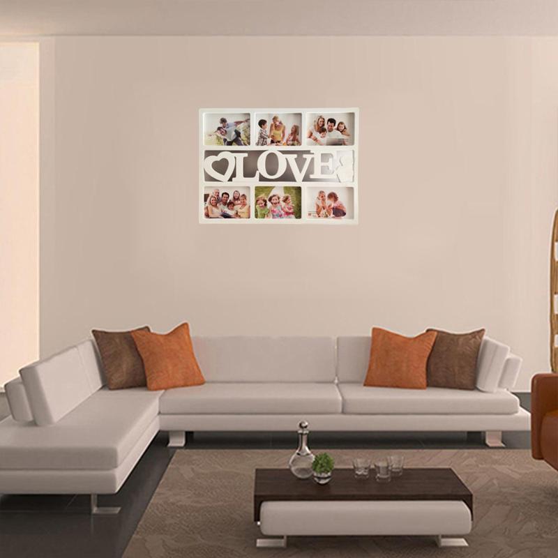

Collage Picture Frame Love Photo Frame Displays Six 6 inch Pictures
