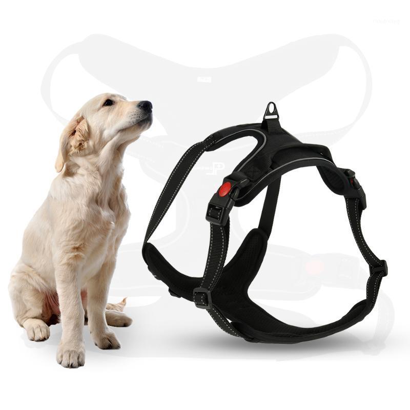 

Adjustable Pet Dog Harness with Reflective Strip Dog Harness Breathable Puppy Ves Pet Walking for Small Medium Large1