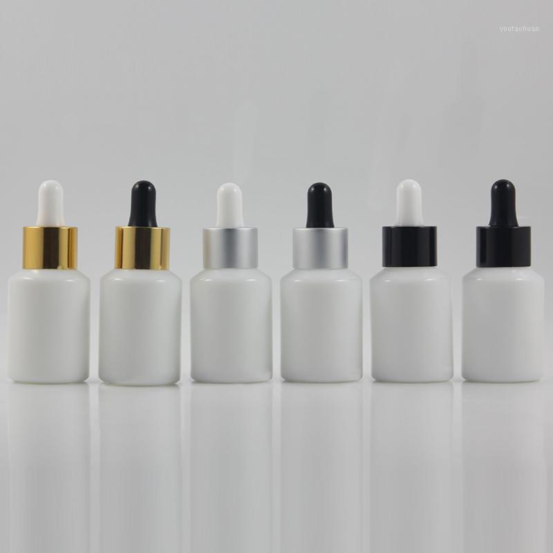 

30ml White Glass Empty Dropper Bottle Luxury,1oz Essential Oil Bottle1