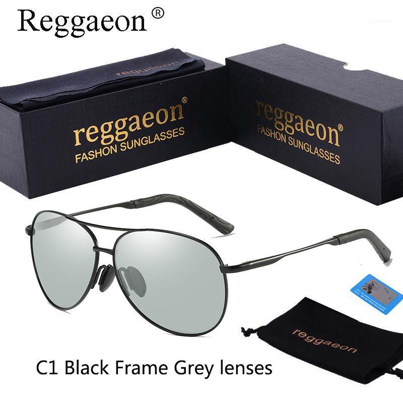 

top Quality luxury Photochromic Lens Chameleon Sunglasses Men Polarized Driving Anti Glare Male Sun Glasses De Sol1
