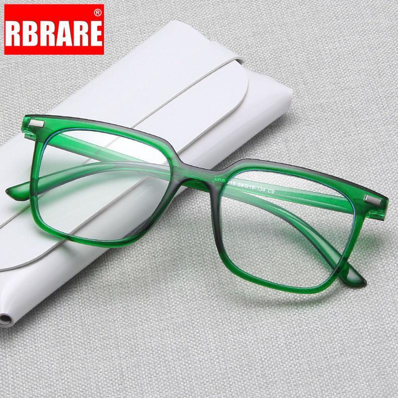 

RBRARE 2020 New Fashion Square Flat Mirror Wild Glasses Frame for Men Large Anti-blue Glasses Frame Gafas De Trabajo Hombre1