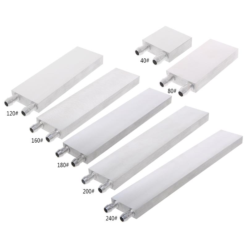 

Primary Aluminum Water Cooling Block 30*30mm 40*40mm 40*240mm for Liquid Water Cooler Heat Sink System Silver Use For PC Laptop