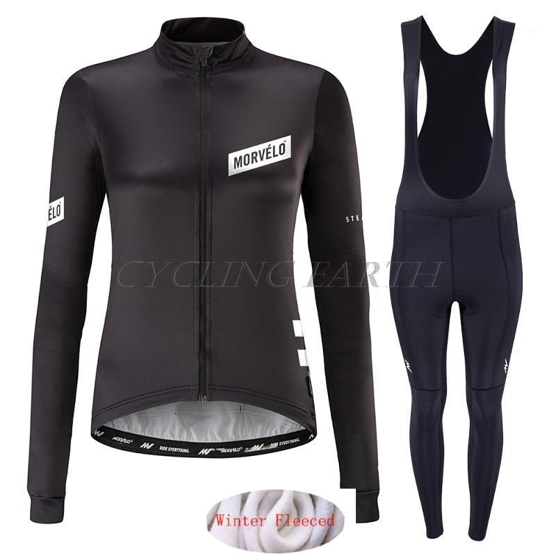 

Morvelo Winter Thermal Fleece 2020 Cycling Jersey Long Set MTB Cycle Clothing Sportswear Mountain Bike Clothes ropa ciclismo1, Winter cycling set