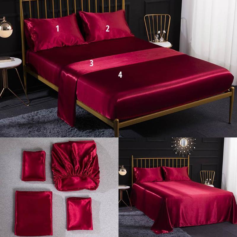 

Svetanya silky flat Sheet +Mattress Cover +Pillowcase Set1, 20195261