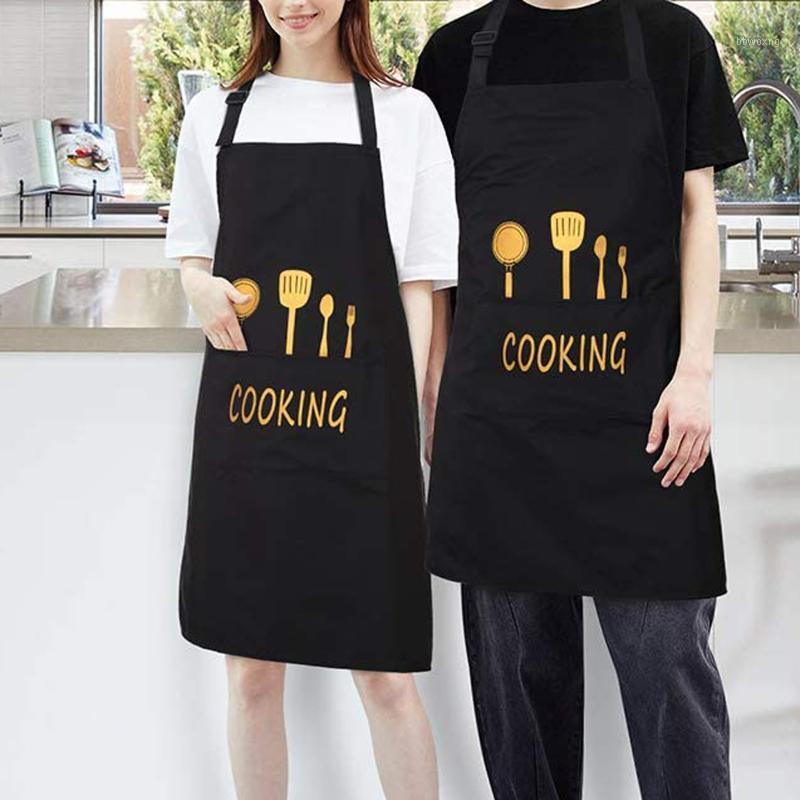 

2pc Newest Hot Solid Cooking Kitchen Apron For Woman Men Chef Waiter Cafe Shop Hairdresser Aprons Bibs Kitchen Accessory #T2G1
