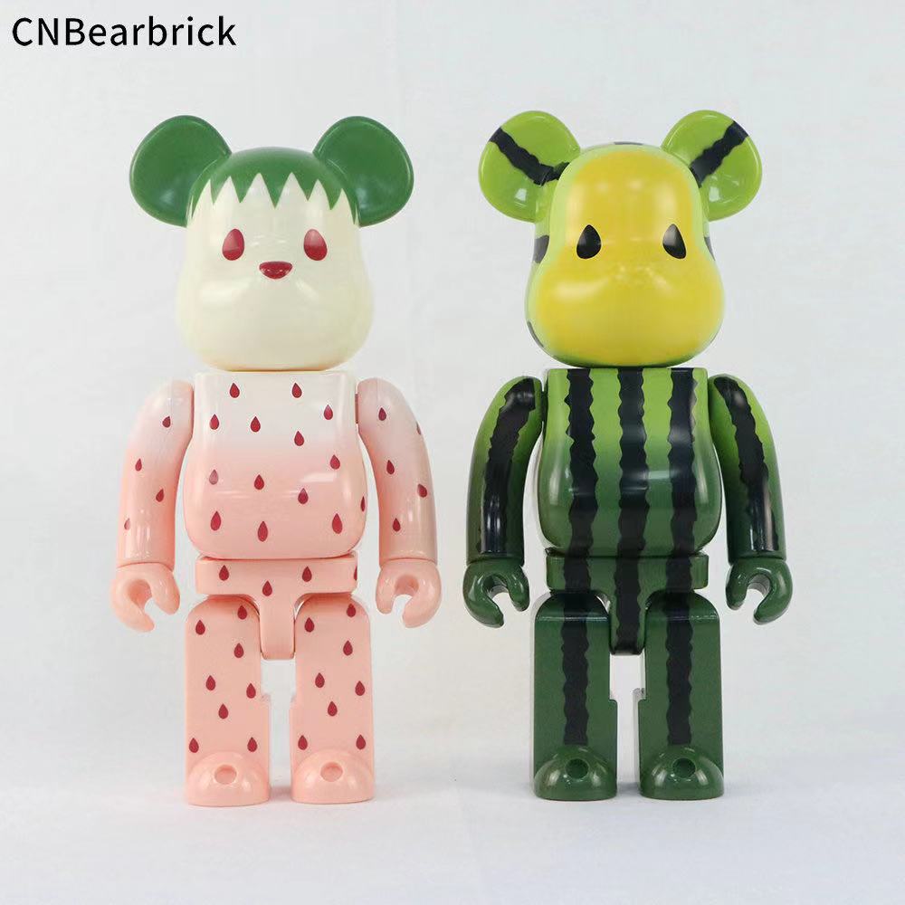 

New bearbrick clot building block violence bear strawberry watermelon fruit 400% / 1000% trend decoration toy doll blind box 28cm / 70cm