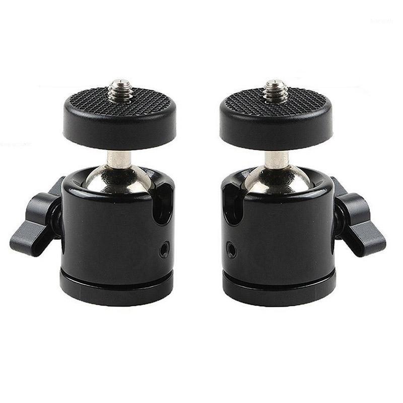 

2PCS 1/4 inch Mini Tripod Ball Head Bracket Holder Mount Ballhead for DSLR Camera1
