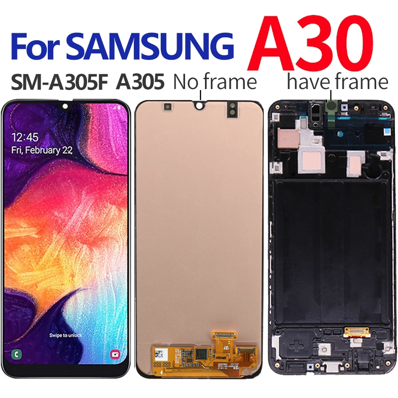 

Amoled/Oled/incell For Samsung Galaxy A30 LCD Display SM-A305F A305F LCD Display Touch Screen Digitizer Assembly