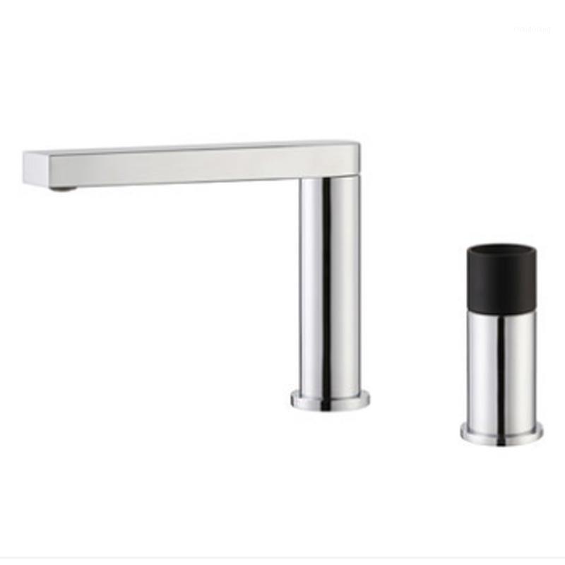

Precision copper split type single double hole cold and hot basin faucet washbasin table basin toilet faucet1