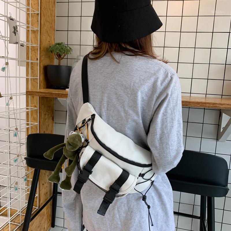 

2020 new Korean shoulder bag women's casual fashion ladies chest bag travel1, Black