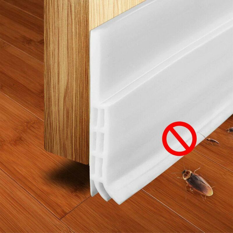 

Adhesive Under Door Sweep Weather Stripping Soundproof Rubber Bottom Seal Strip Draft Stopper Interior Air Under Door Window