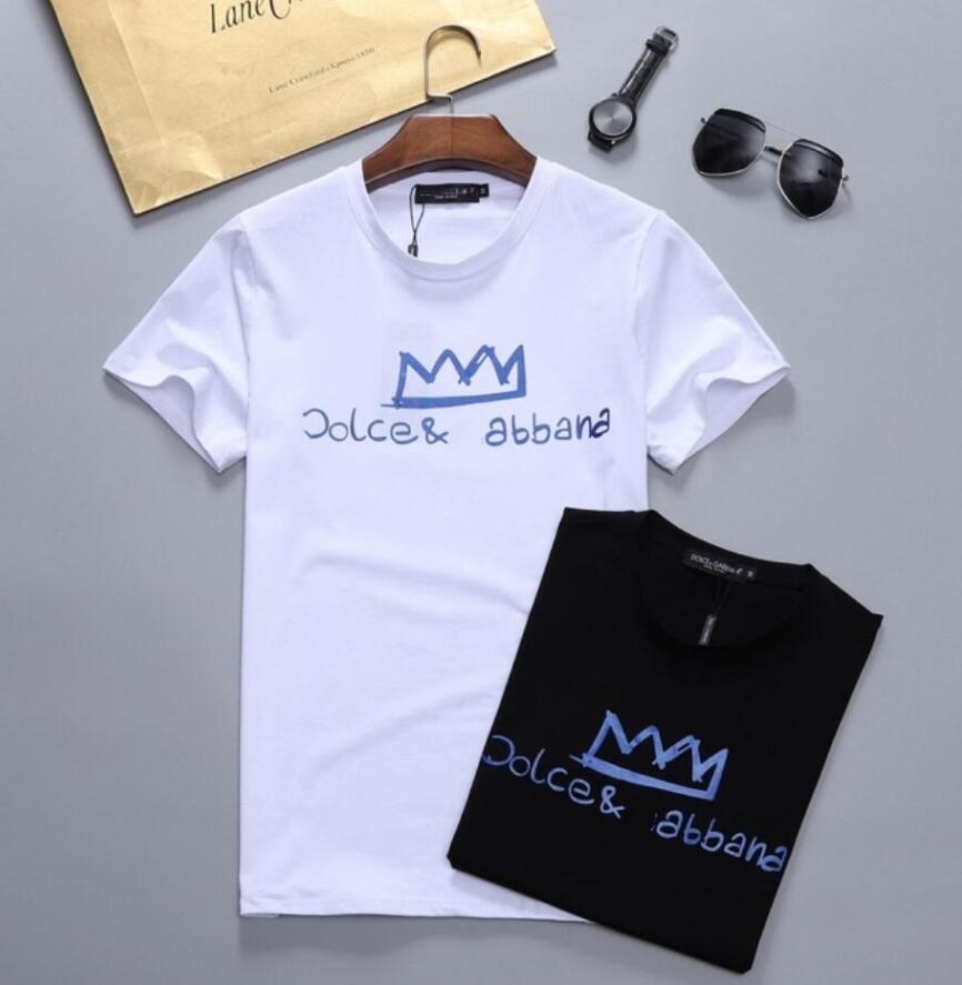 

Free transport of high-quality cotton t-shirts Summer, 2021, European and American short-sleeved T-shirt fashion and casual printed M #02, White