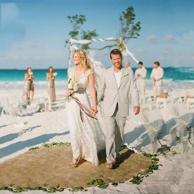 

Summer Wedding Notch Lapel Linen Men Suits Tuxedo Costume Homme Marrige Prom Groom Terno Masculino Blazer 2 Pcs Jacket+Pants, Black