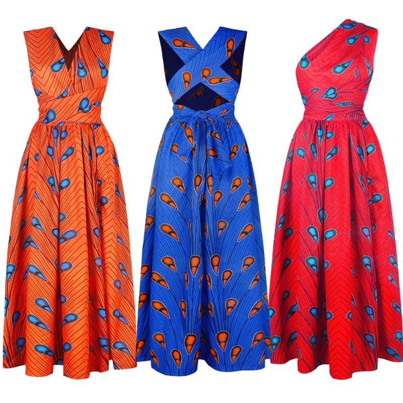 

Plus Size Bandage African Dresses For Women Maxi Dress South Africa Clothes Dashiki Maxikleid Vestidos Ropa Mujer Vetement Femme