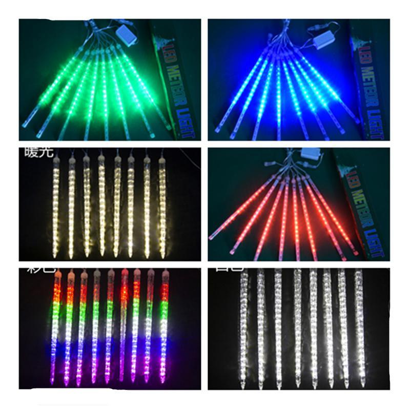 

LED Meteor Light 30cm 50cm Lighting for Party Wedding Decoration Waterproof Shower Rain Tubes Christmas Holiday