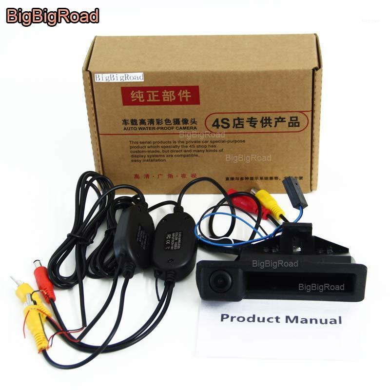 

BigBigRoad Car Parking Trunk Handle Rear View Backup Reverse Camera For 5 M5 E39 E60 E61 / 3 E90 E91 E92 E93 / 320i 335i1