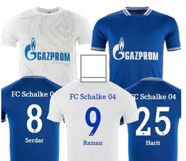 

20 21 Schalke 04 soccer jersey 2021 2020 Bentaleb Uth OZAN McKennie Caligiuri Raman BENTALEB BURGSTALLER Ibisevic football shirts 3XL 4XL, Black;yellow