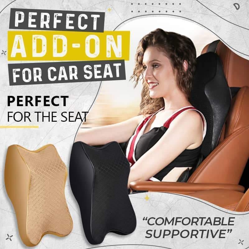 

Car Seat Headrest Neck Rest Cushion Auto Seat Head Space Memory Neck Headrest Massage Car Cover Pillow Accessories1